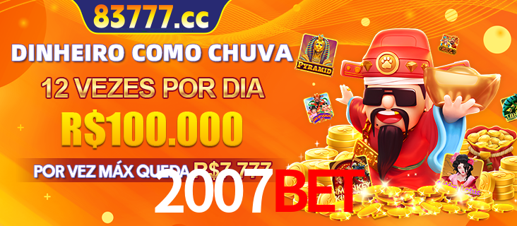 Banner do programa de recompensas Recomende para amigos do 2007bet, detalhando os bônus por convidar amigos, com prêmios que chegam a R$288.888.